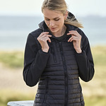 Women’s hooded crossover jacket (9629)